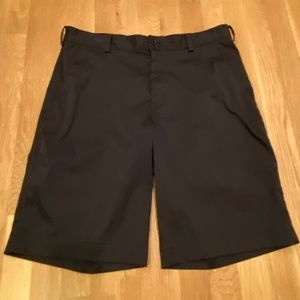 Nike Golf Black Dri-Fit  Flat Front Shorts / Size M